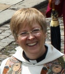 Rev'd Jane on Walking day 2016